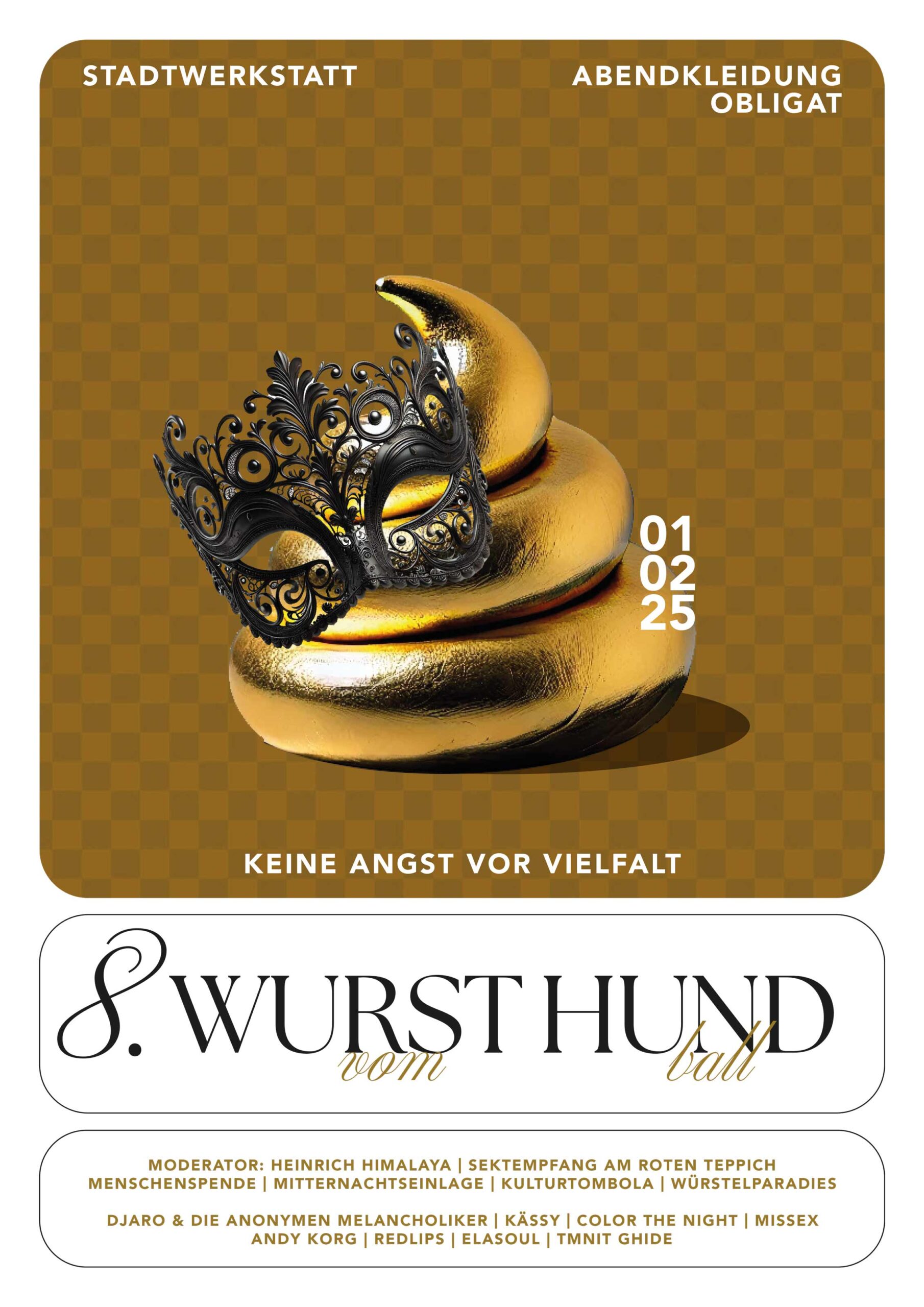 Wurst vom Hund Plakat Dirisamer