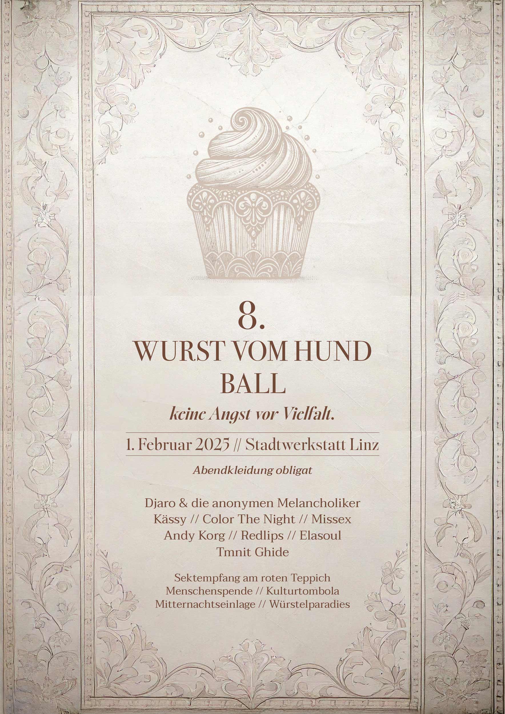 Wurst vom Hund Plakat Hauer