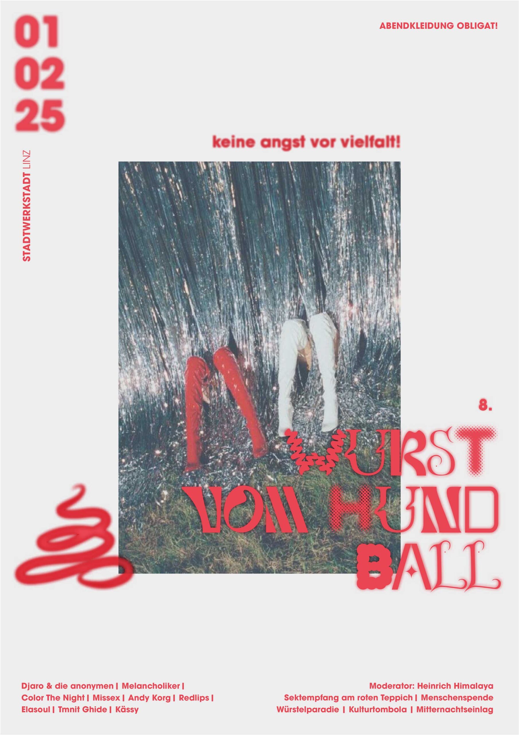 Wurst vom Hund Plakat Seitz