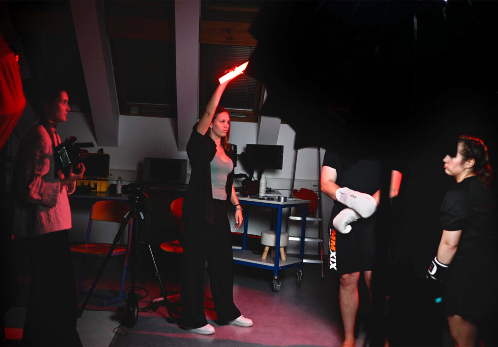 Behind the scenes Fotoshooting Kickboxverband