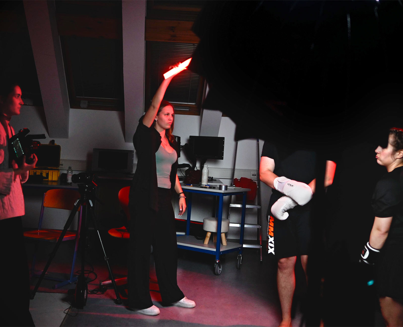 Behind the scenes Fotoshooting Kickboxverband