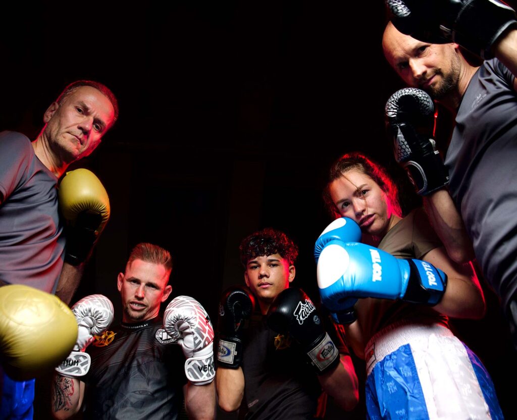 Fotoshooting Kickboxverband