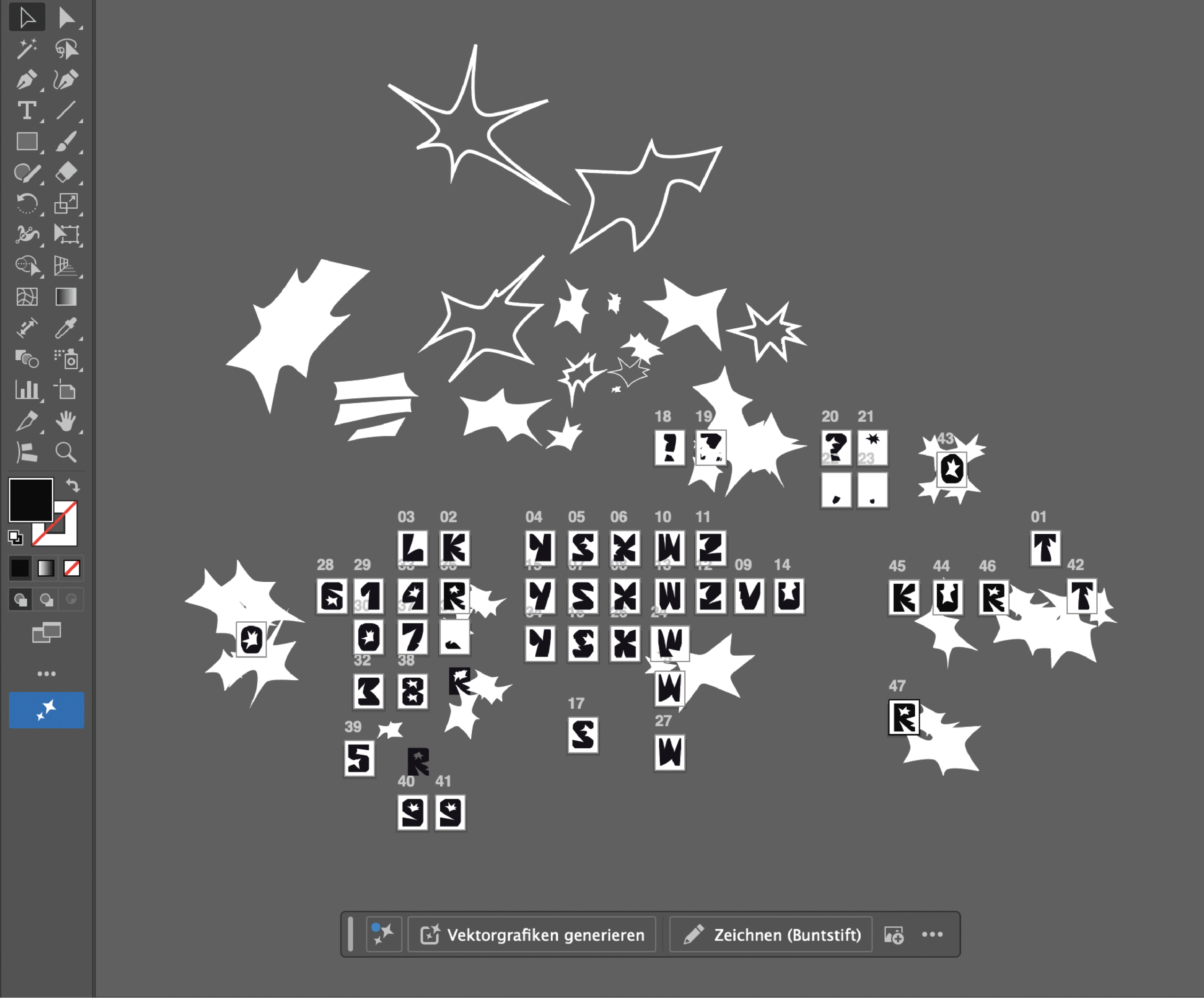 Vorarbeit in Illustrator