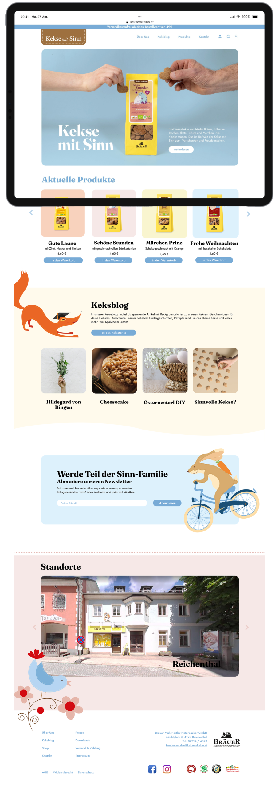 Startseite KMS Website